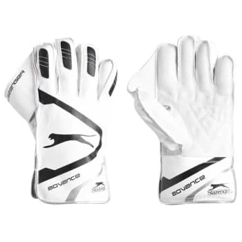 Slazenger Advance Wicket Keeping Gloves Kids - White/Black