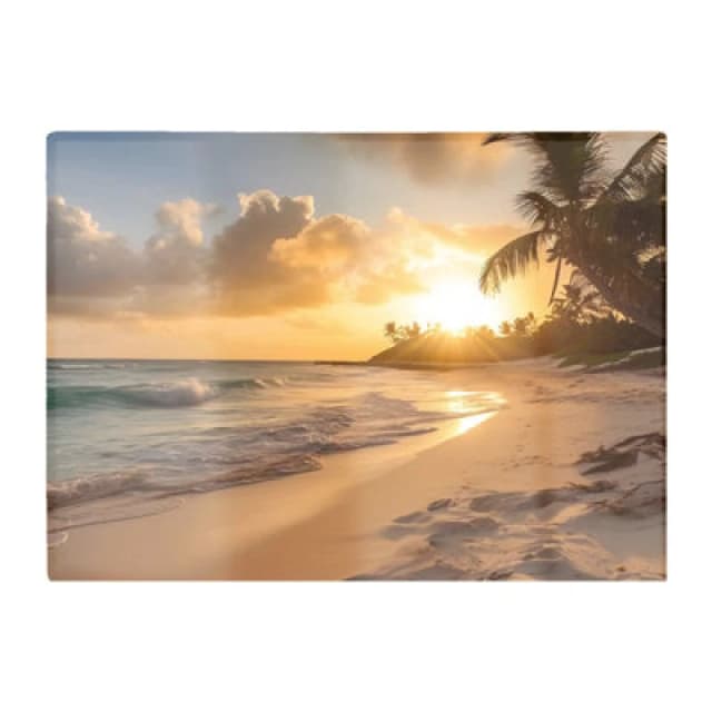 Warren Reed Designer Sunrise In Paradise Chopping Board