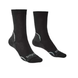 Bridgedale HIKE Lightweight T2 Coolmax Performance Boot Womens - Large Graphite/Mint