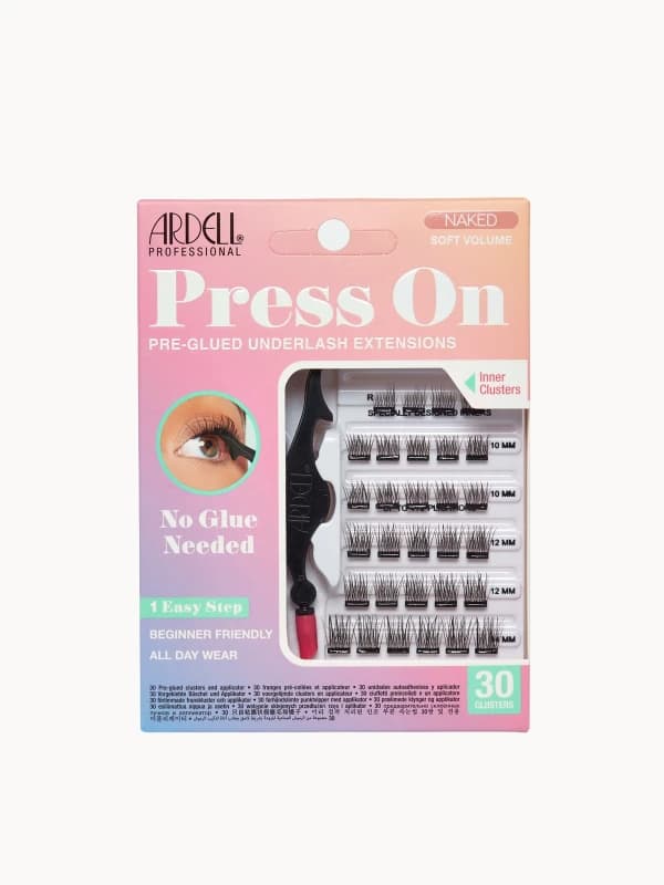Ardell Naked 30 Pre-Glued Press On Underlash Extensions - Soft Volume Black