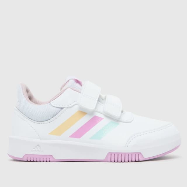 adidas Multi Tensaur Sport 2.0 Girls Junior Trainers Multi UK 2 (EU 34)