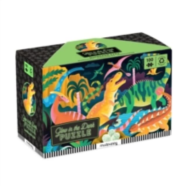 Dinosaur Park 100 Piece Glow in the Dark Puzzle Jigsaw