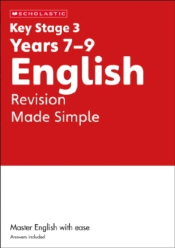 KS3 English Revision Made Simple Years 7-9 Paperback / softback