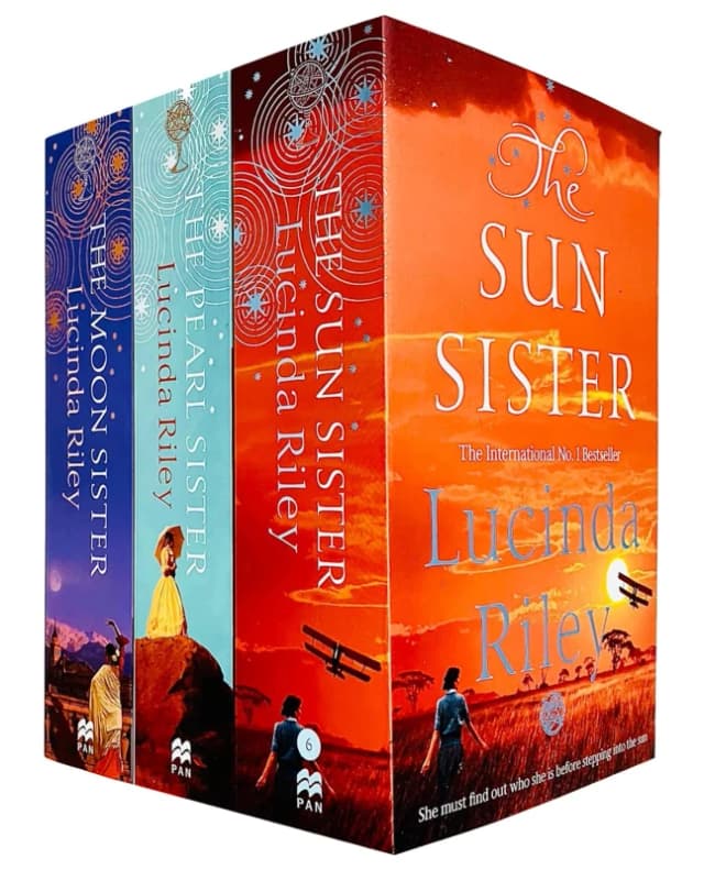The Seven Sisters Series 4-6 Books Collection Lucinda Riley The Pearl Sister The Moon Sister The Sun Sister Lucinda Riley Books