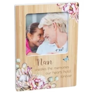 Vintage Floral Frame Nan