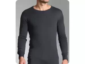 Sockshop WFU3600GRYB Workforce Thermal Long Sleeve Vest S Grey