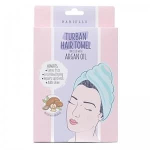 Danielle Beauty Finds Turban Hair Towel Infused with Argan Oil