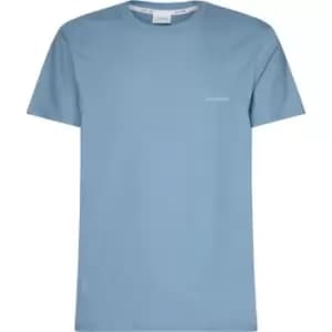 Calvin Klein Small Logo T Shirt - Blue