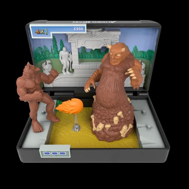 Console Heroes Sega Mega Drive Altered Beast Graveyard Diorama