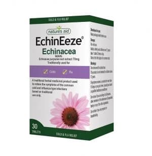 Natures Aid EchinEeze Echinacea 30 Tablets