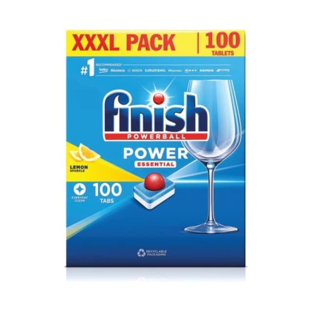Finish Power Essential Dishwasher Tabs Lemon (400 Pack) 3260933/CASE