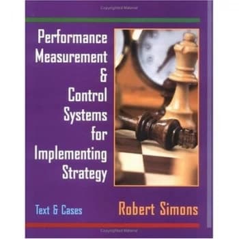 Performance Measurement and Control Systems for Implementing Strategy by Robert Simons Hardback