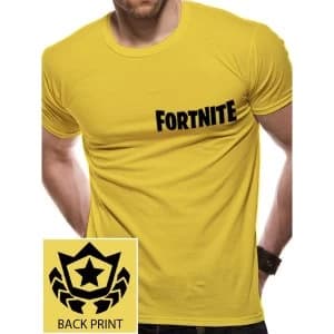 Fortnite - Battle Star Mens Medium T-Shirt - Yellow