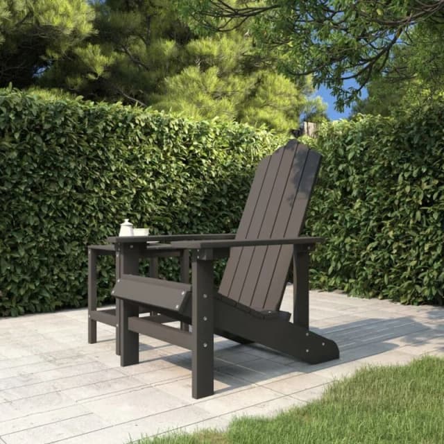 VIDAXL Garden Adirondack Chair hdpe Anthracite Vidaxl 8720286816585