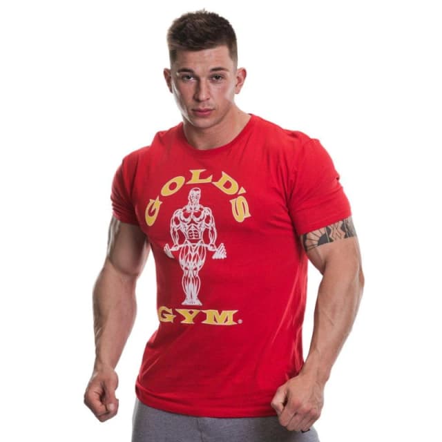 Golds Gym Gym Muscle Joe T Shirt Mens - Red Red S