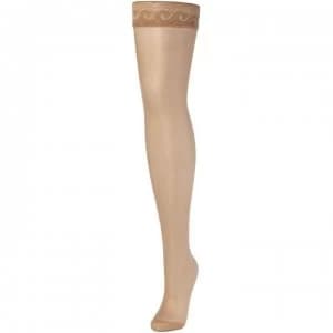 Pretty Polly Nylons 10 denier gloss hold ups - Burgundy