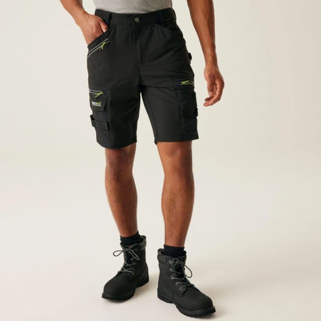 Regatta Mens Infiltrate Detachable Holster Shorts Black male 40