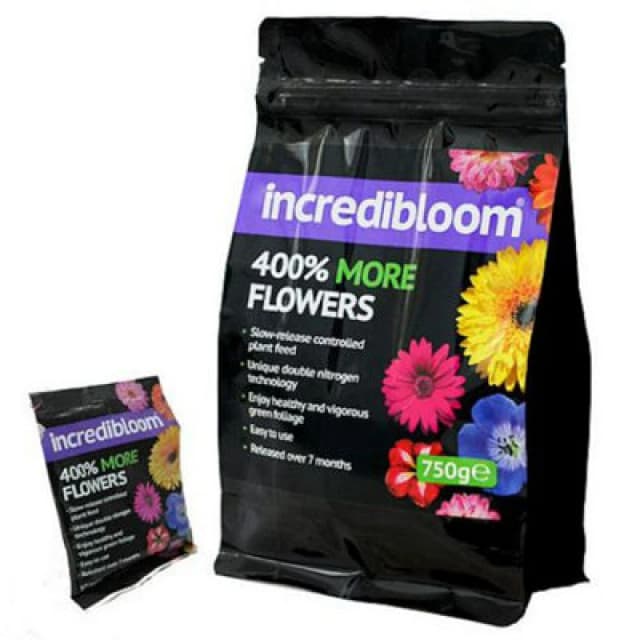 Thompson & Morgan Plant Fertiliser 'incredibloom' - 750G Pack X 1 - Easy-To-Use - 4 Times More Flowers