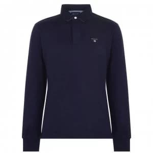 Gant Original Heavy Rugby Shirt - Navy 433