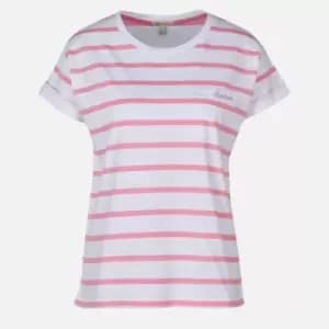 Barbour Otterburn Striped Cotton-Jersey T-Shirt - UK 10