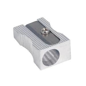 5 Star Office Pencil Sharpener Pocket sized Metal for Max. Diameter 8mm Single Hole