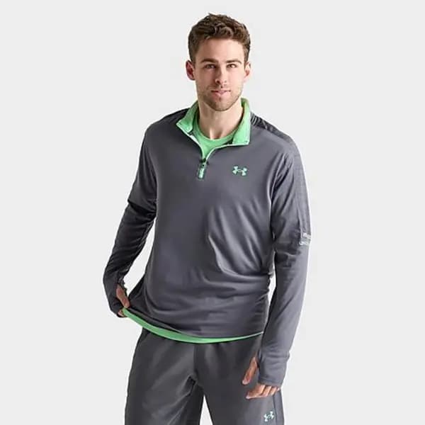 Mens Under Armour Core+ Tech Quarter-Zip Top