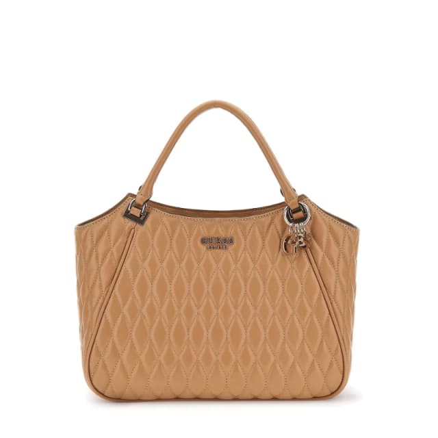 Guess Womens Handbag Guess Valla Beige Female TU