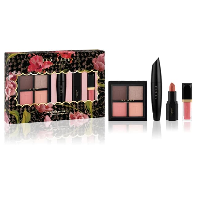 Ted Baker The Full Flourish Christmas Collection Set Gift Set 1x 4 Eyeshadow Palette + 1x Lipstick + 1x Mascara + 1x Lipgloss