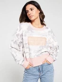 Adidas Originals Cropped Sweater - Print