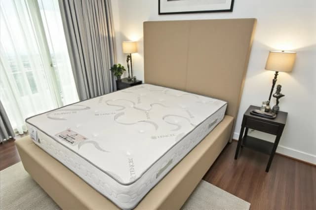 Knight Sleep Premium Tencel Hybrid 29cm Deep Firm Mattress in White Size: Small Single White Unisex Small Single