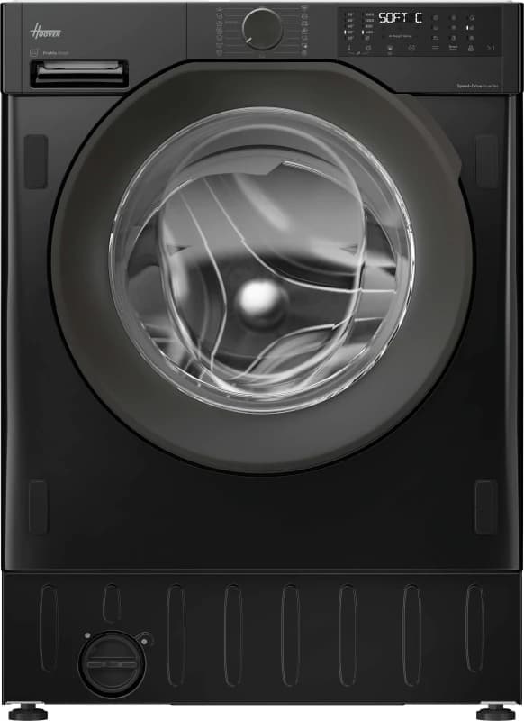 Hoover H-WASH 400 Pro BH4S69M6DB9BJ-80 Integrated 9KG WiFi Connected Washing Machine with 1600 rpm - Black - A Rated