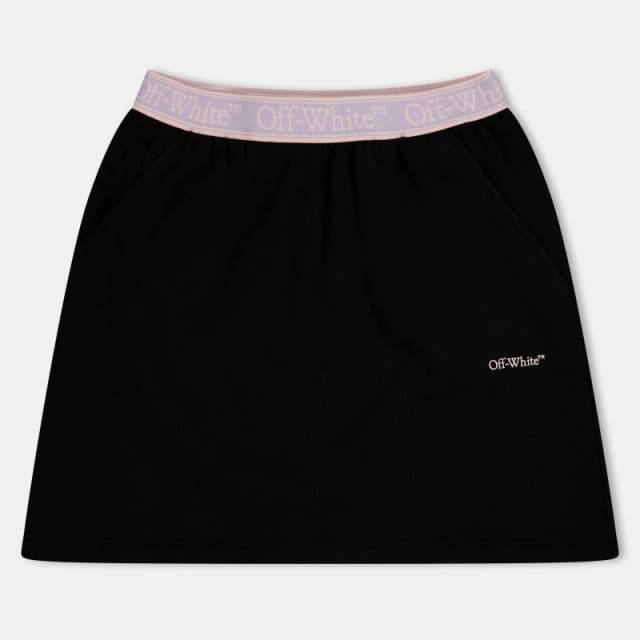 Off White Kids Mini Skirt Black/Lilac female 8Y