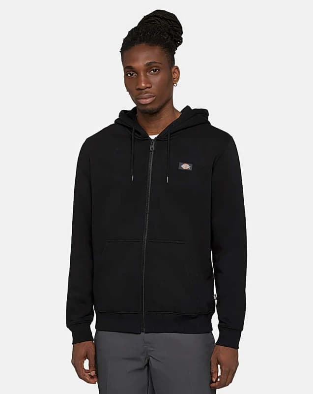 Dickies Dickies Oakport Zip Through Hoodie Black - Dickies - Size: L Black Male L DI30901