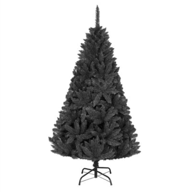 Shatchi 5ft Black Imperial Pine Christmas Tree