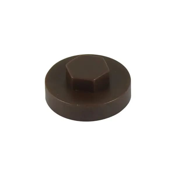 Colour Match Hexagon Screw Cover Cap 5/16" x 19mm 1908B29CAP Colour: Van Dyke Brown