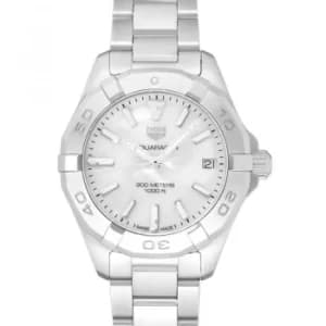 Aquaracer Quartz Mother Of Pearl Dial Ladies Watch
