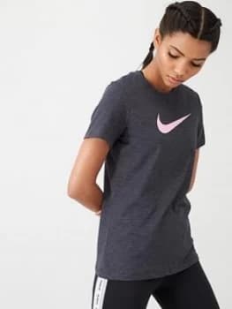 Nike Training Dfc Dry Tee - Carbon Heather
