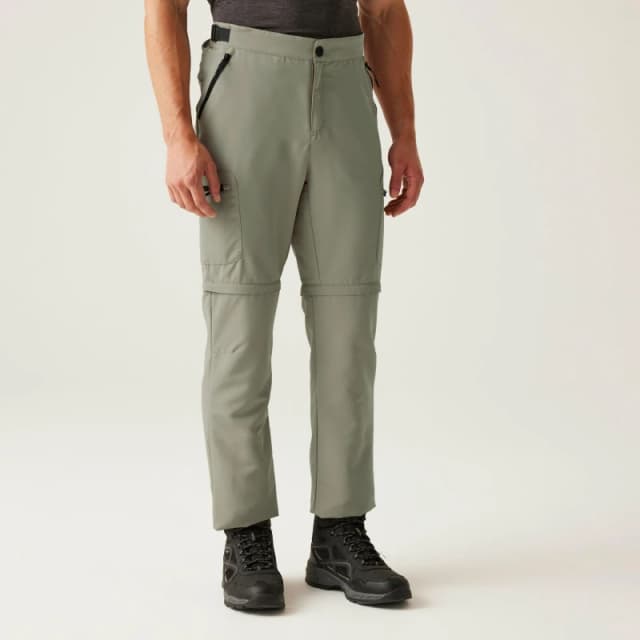 Regatta Regatta Men 'Leesville' Zip Off Hiking Trousers in Light Sand Size: 30R Light Sand 30R Male 5063019996851