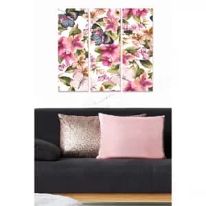 MDF27946515 Multicolor Decorative MDF Painting (3 Pieces)