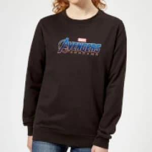 Avengers Endgame Logo Womens Sweatshirt - Black