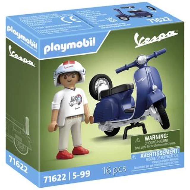 PLAYMOBIL Playmobil 1969 Vespa 150 Sprint Veloce, Blue 71622 71622