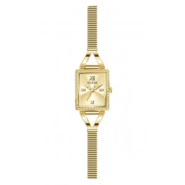 Ladies Grace Stainless Steel Mesh Gold Tone Watch GW0400L2