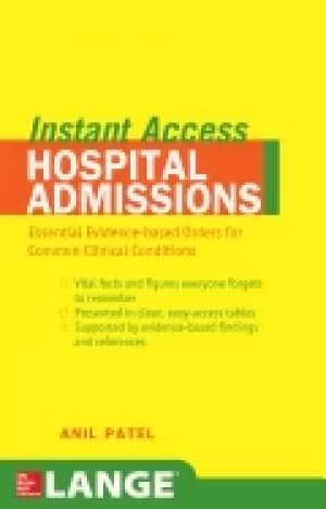 lange instant access hospital admissions essential evidence based orders fo