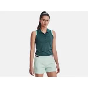 Under Armour Womens Zinger Point Slvls Polo Midnight Navy XL
