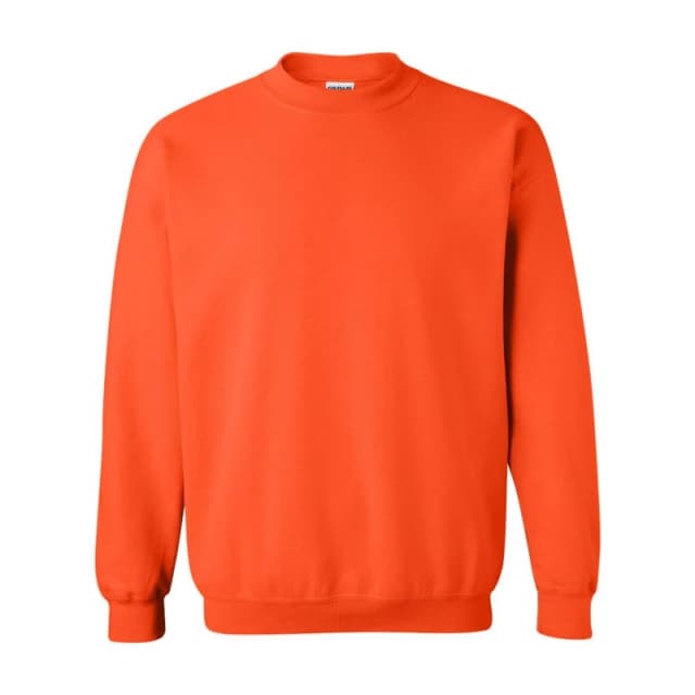 Gildan Womens Heavy Blend Crewneck Sweatshirt in Orange Size: Small Orange Female S