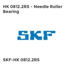 HK 0812.2RS - Needle Roller Bearing