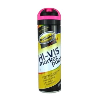 Hi-Vis Fluorescent Spray Paint Survey Marker 500ml - Pink
