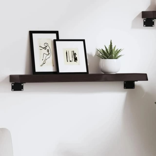 VIDAXL Vidaxl - Wall Shelf Dark Brown 60x10x4cm Treated Solid Wood Oak 8720845814809