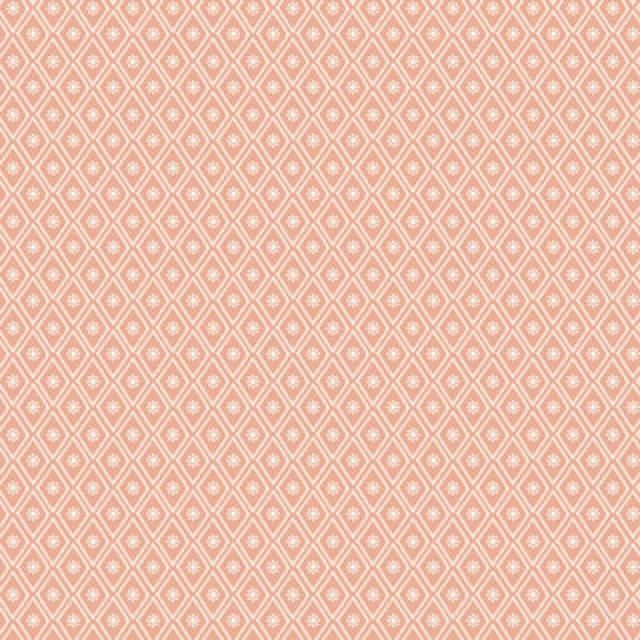 Hoopla Walls Ditsy Diamond - Salmon 10M Wallpaper