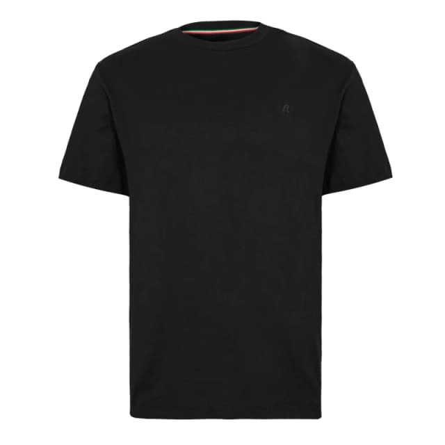Replay Mens Tonal R T-Shirt Black male M